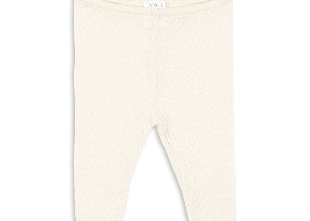 Konges Sløjd A/S Pantalons - Tricot antique white