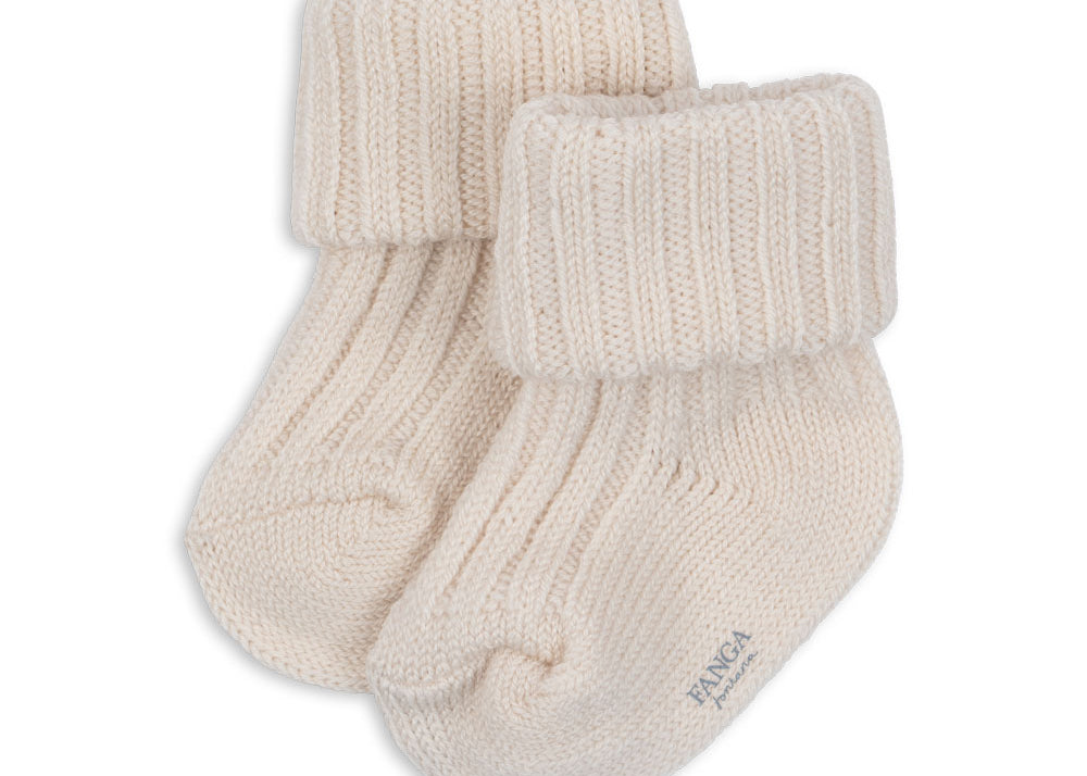 Konges Sløjd A/S Chaussettes off white melange
