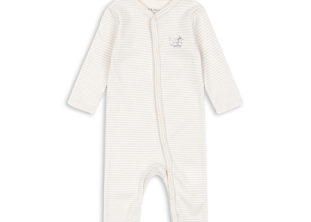 Konges Sløjd A/S Grenouillères tea stripe gray dawn