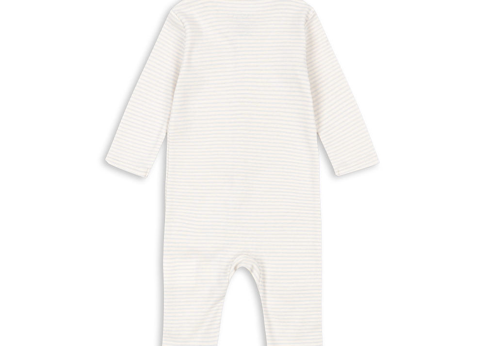 Konges Sløjd A/S Grenouillères tea stripe gray dawn