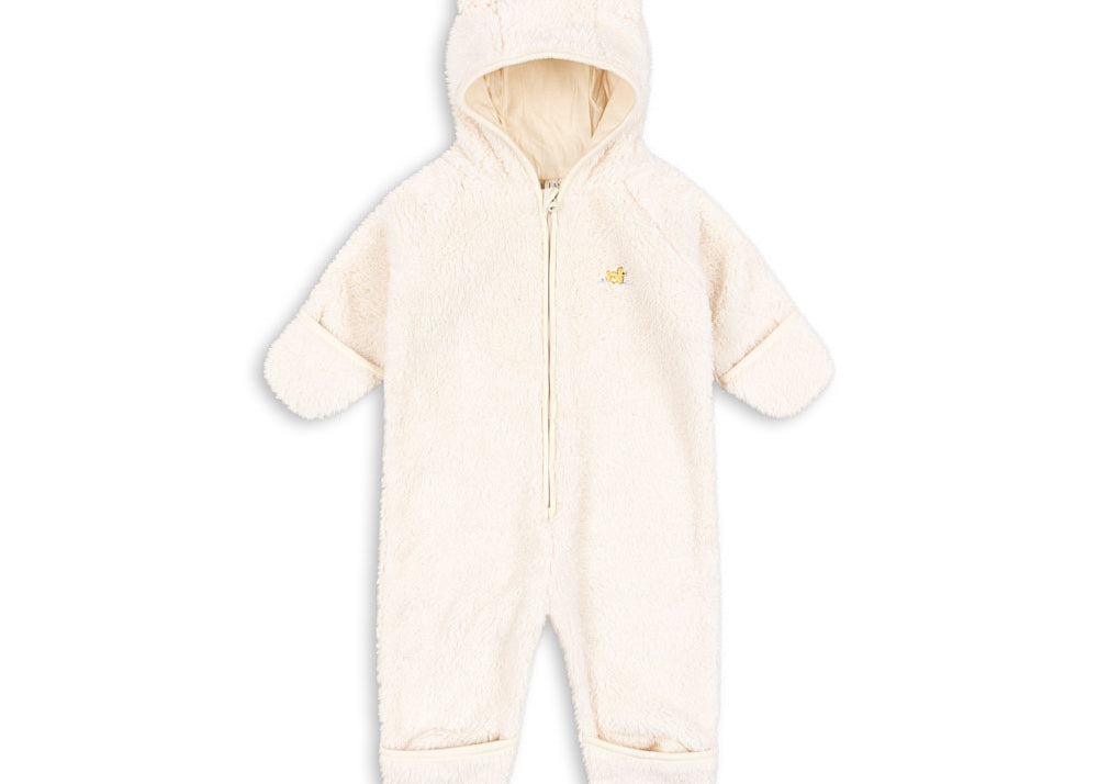 Konges Sløjd A/S Grenouillères avec capuche antique white
