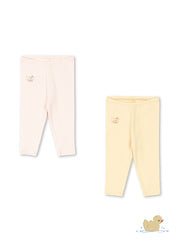 Konges Sløjd A/S JERSEY PANTS banana crepe/creole pink