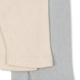 Konges Sløjd A/S JERSEY PANTS buttercream/pearl blue