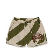 Konges Sløjd A/S Short de bain dark olive/creamy white