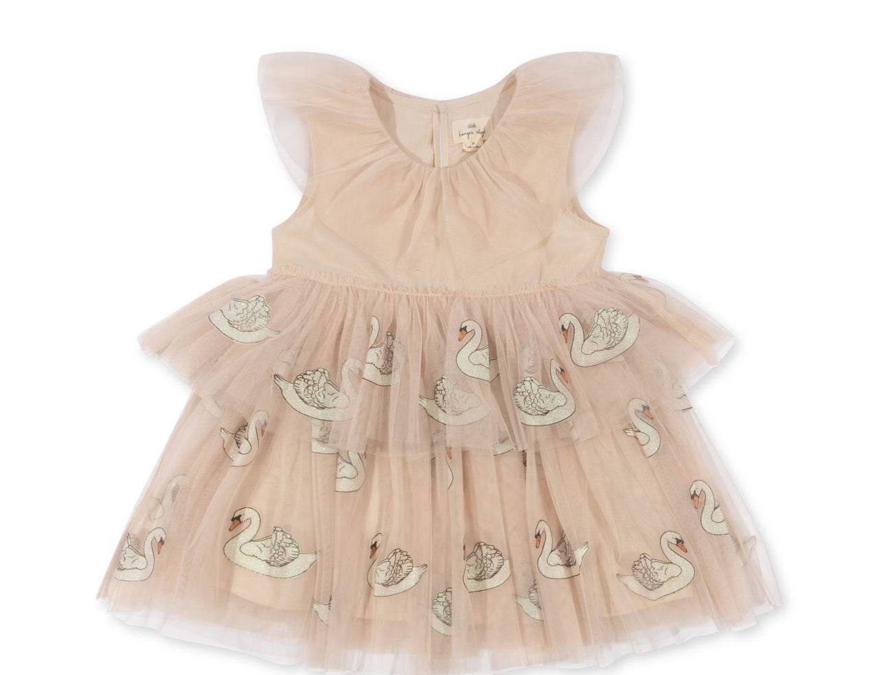 Konges Sløjd A/S WOVEN DRESSES swan glitter