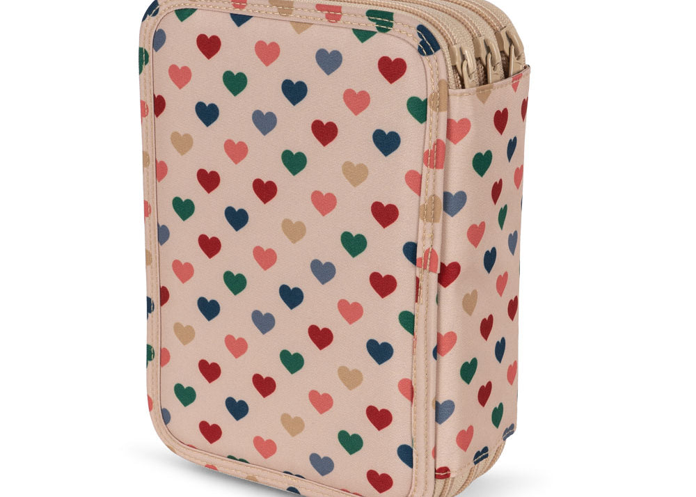 Konges Sløjd A/S Trousse à crayons coeur colorè frappe