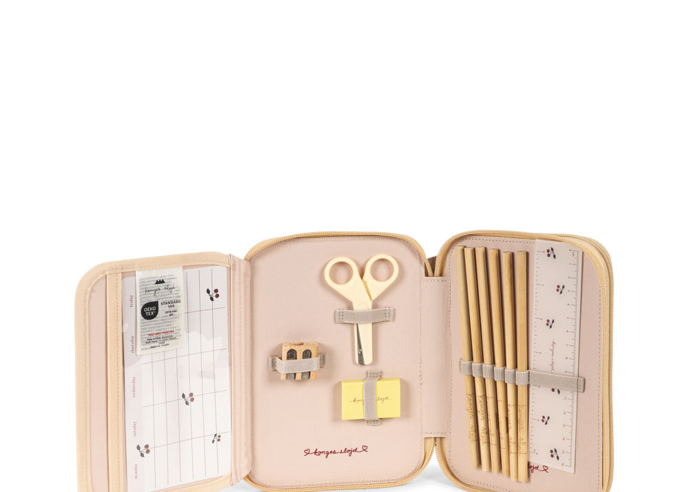 Konges Sløjd A/S PENCIL CASE coeur colorè frappe