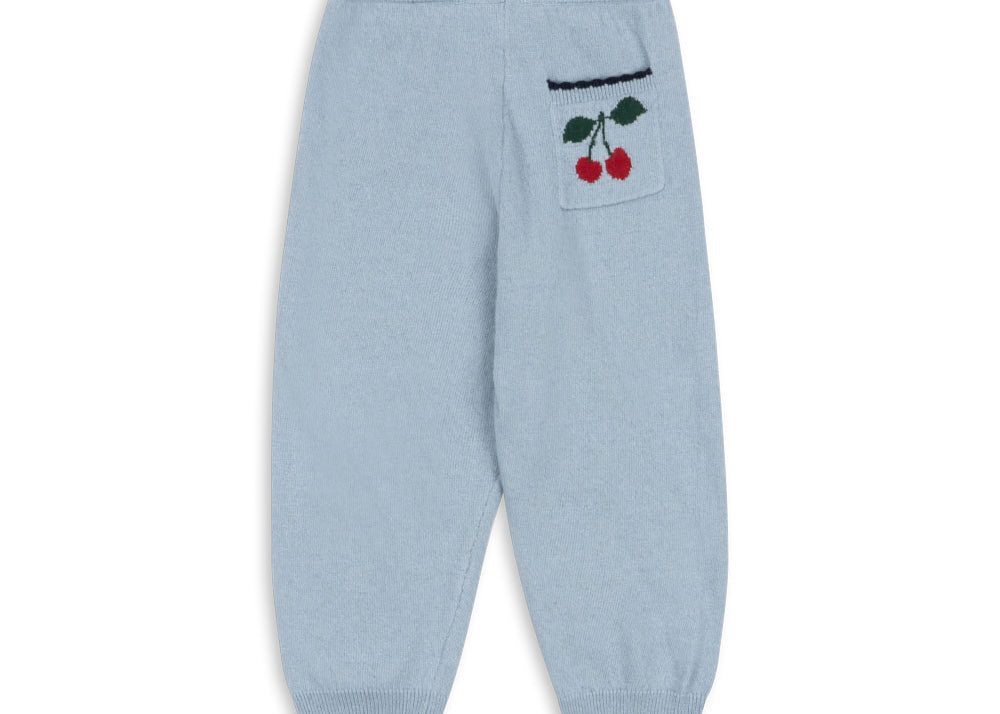 Konges Sløjd A/S Pantalons - Tricot blue fog