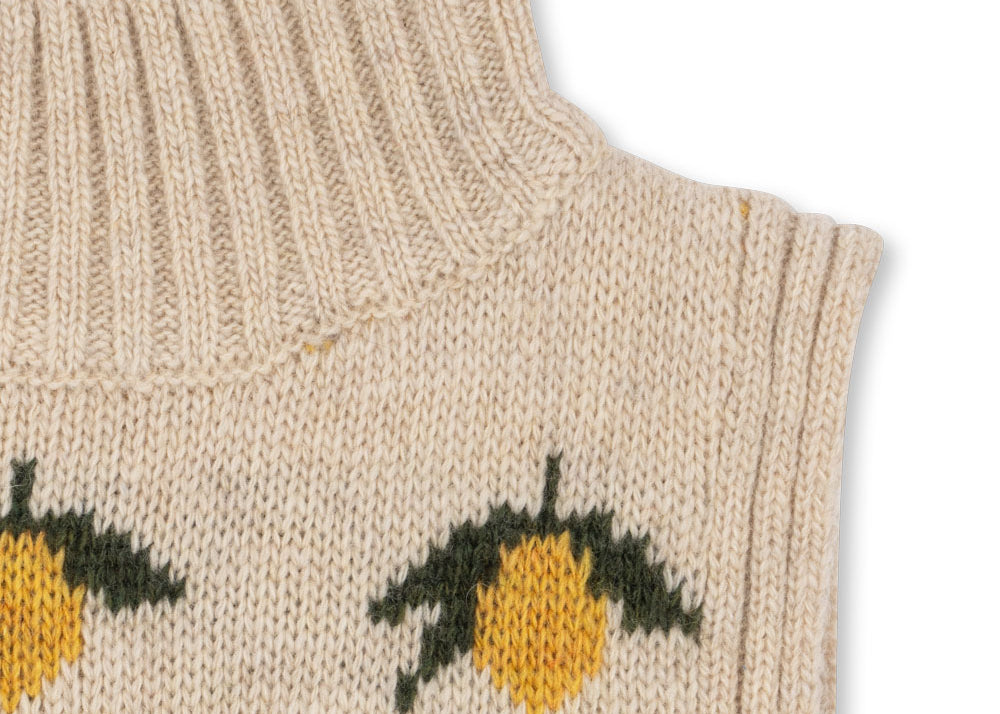 Konges Sløjd A/S Gilet pour le cou lemon