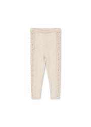 Konges Sløjd A/S Pantalons - Tricot off white melange