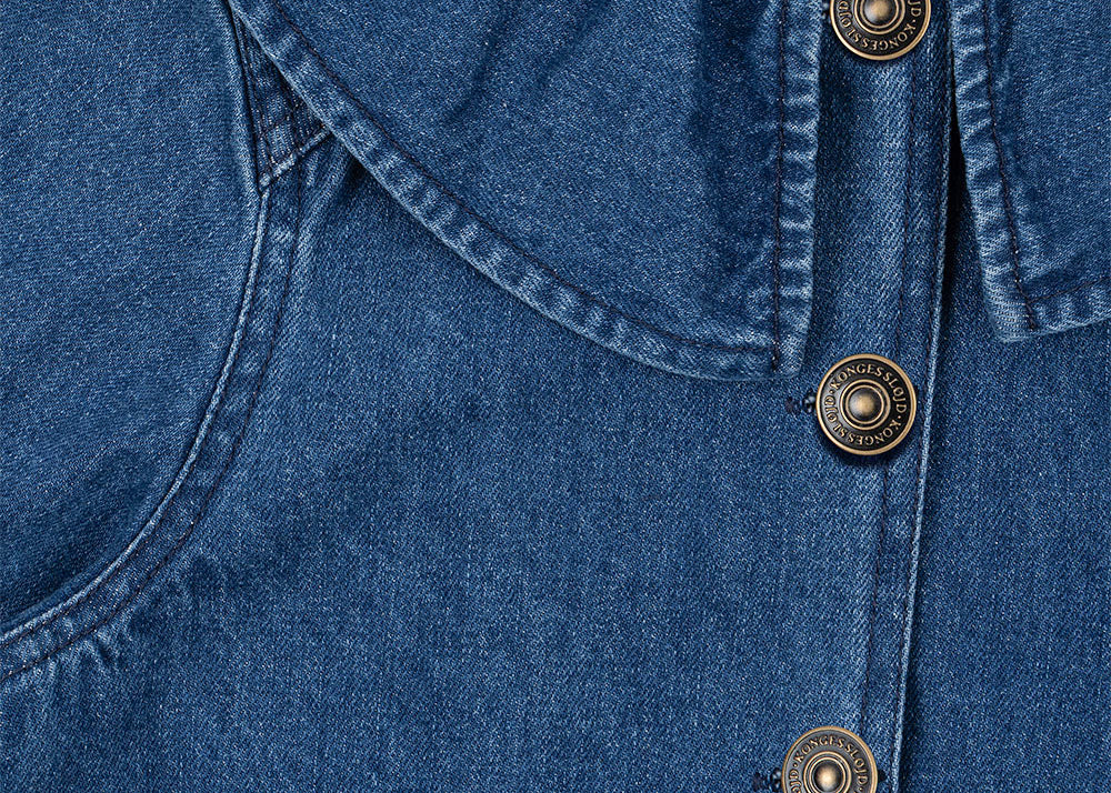 Konges Sløjd A/S Chemisiers - Tissé denim blue cherry