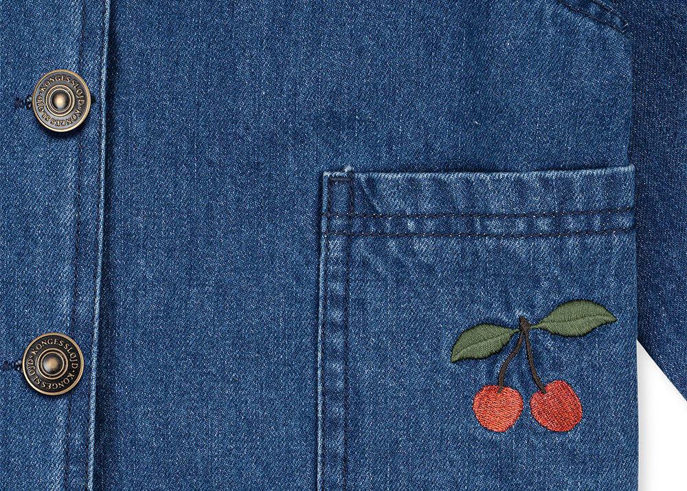 Konges Sløjd A/S Chemisiers - Tissé denim blue cherry