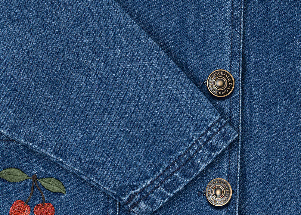 Konges Sløjd A/S Chemisiers - Tissé denim blue cherry