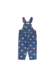 Konges Sløjd A/S Grenouillères et Jumpsuits - Tissé bon coeur pink