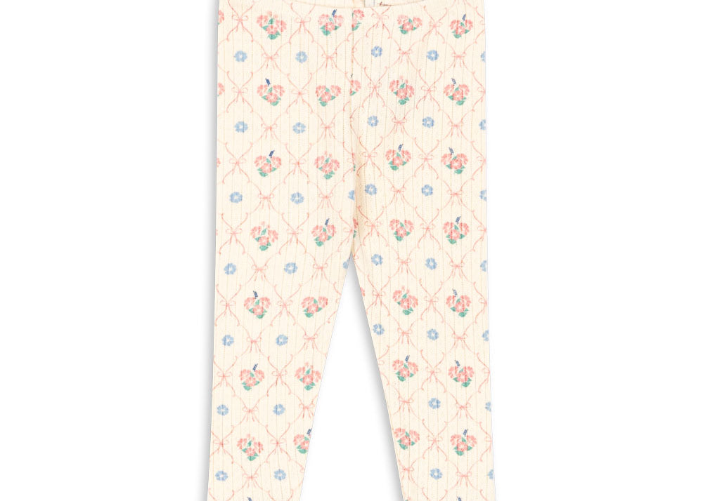 Konges Sløjd A/S Pantalon - Jersey fleur decor