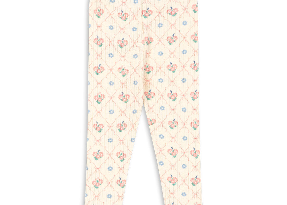 Konges Sløjd A/S Pantalon - Jersey fleur decor