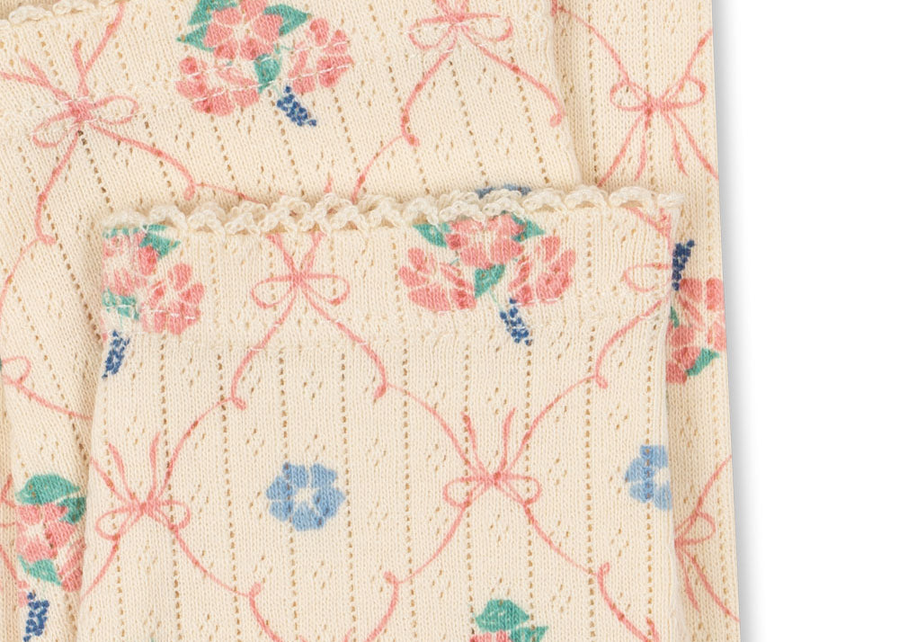 Konges Sløjd A/S Pantalon - Jersey fleur decor