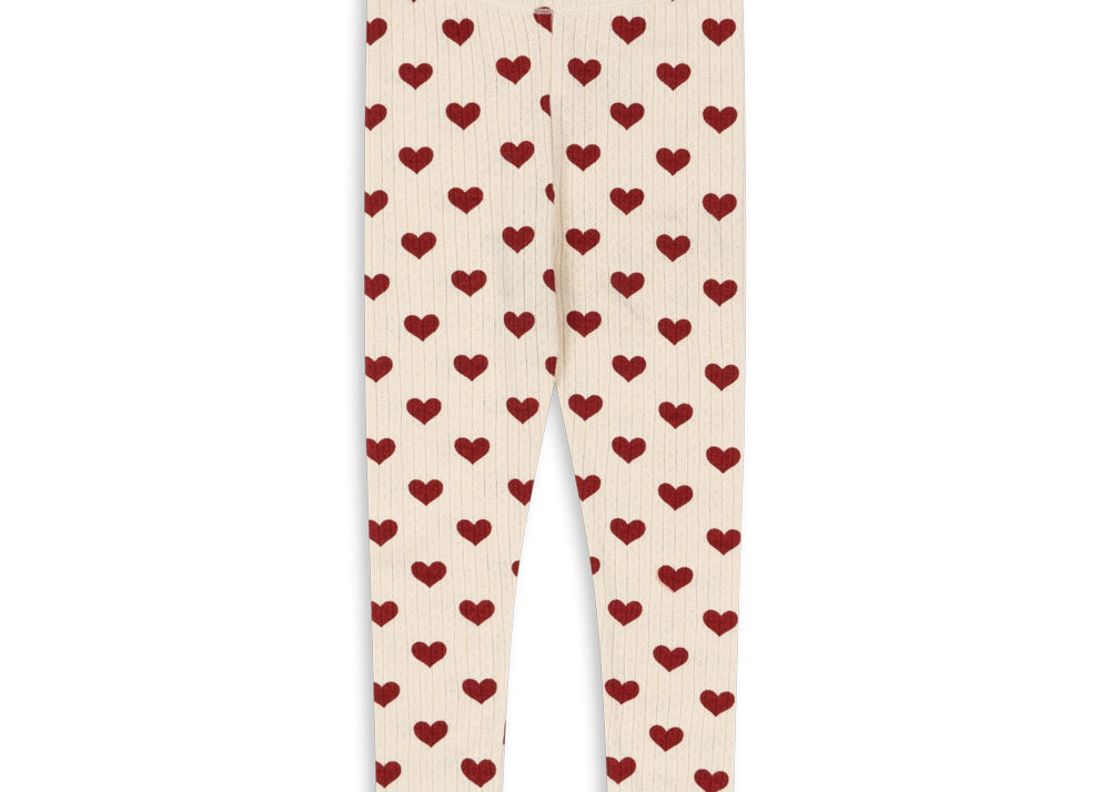 Konges Sløjd A/S Pantalon - Jersey amour rouge