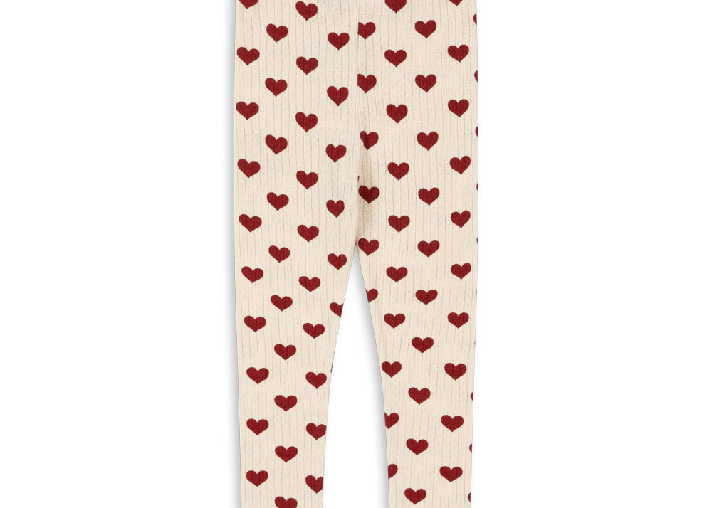 Konges Sløjd A/S Pantalon - Jersey amour rouge