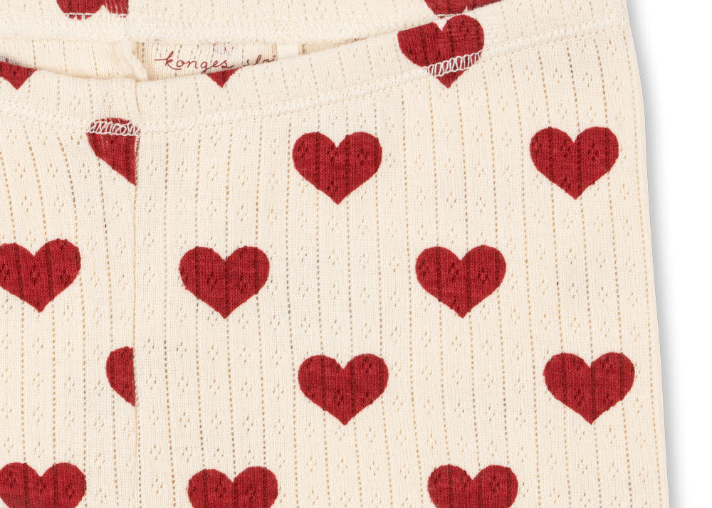 Konges Sløjd A/S Pantalon - Jersey amour rouge