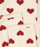 Konges Sløjd A/S Pantalon - Jersey amour rouge