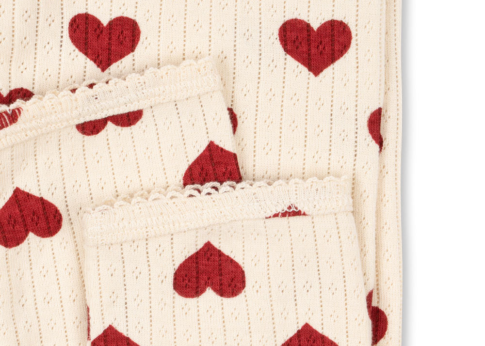 Konges Sløjd A/S Pantalon - Jersey amour rouge