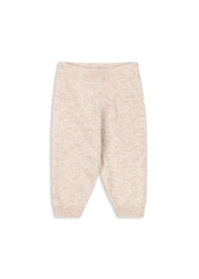 Konges Sløjd A/S Pantalons - Tricot off white melange pointelle