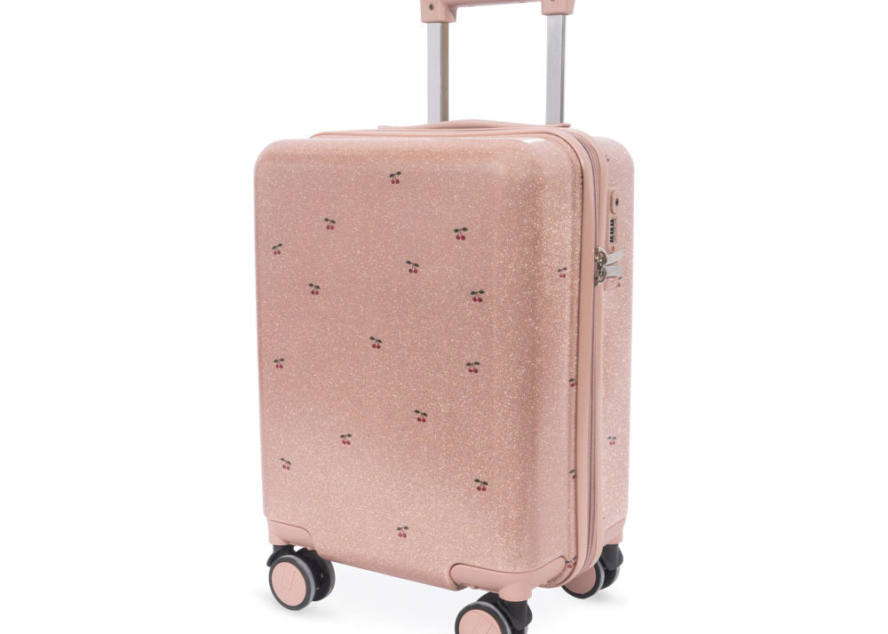 Valise de voyage cherry glitter –