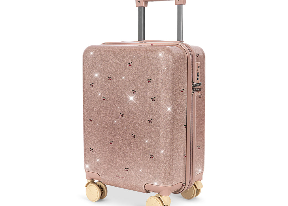 Konges Sløjd A/S TRAVEL SUITCASE cherry glitter