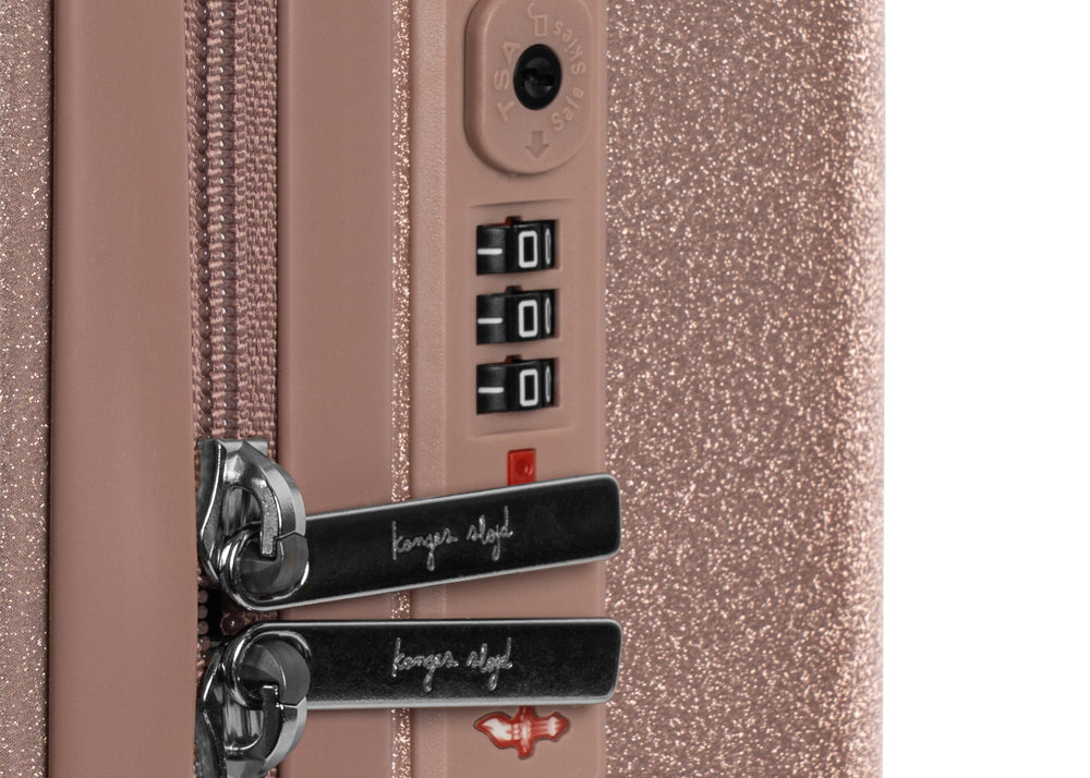 Konges Sløjd A/S TRAVEL SUITCASE cherry glitter