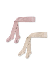 Konges Sløjd A/S Collants rose/off white