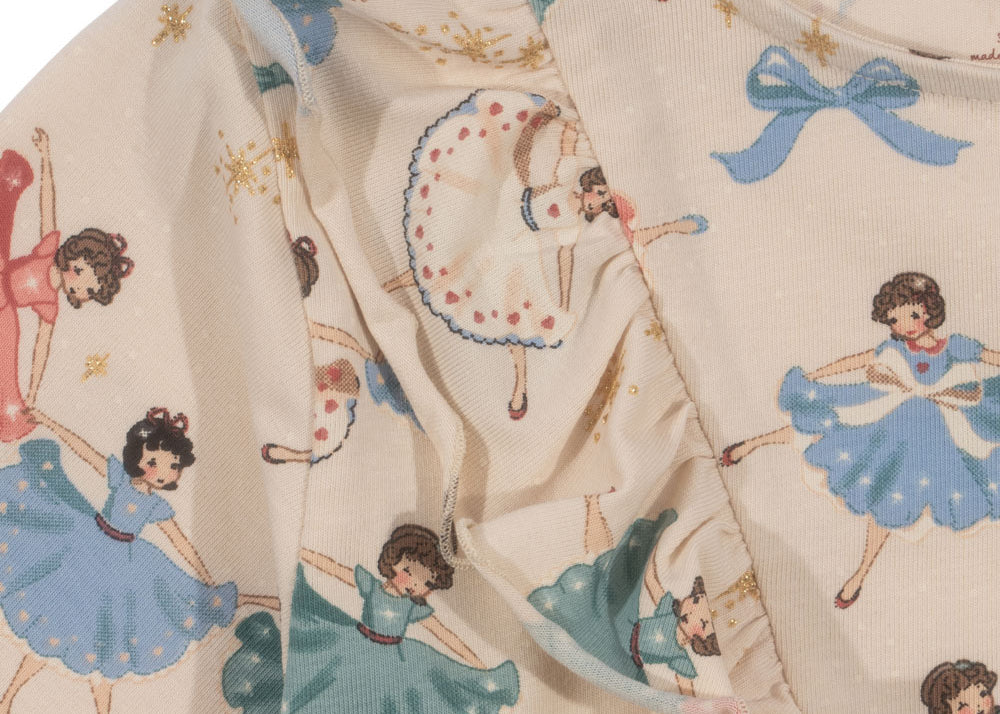Konges Sløjd A/S Robes - Jersey bow ballerina