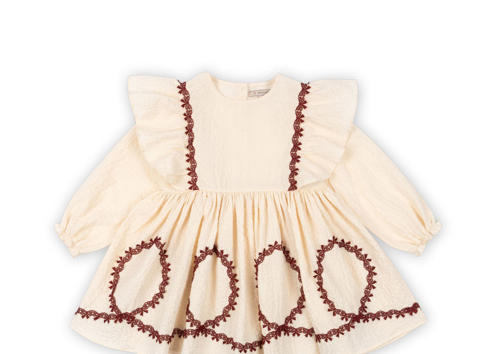 Konges Sløjd A/S WOVEN DRESSES buttercream