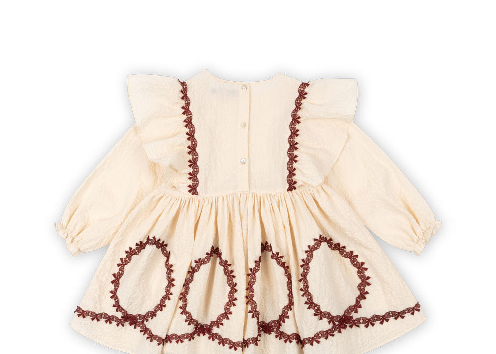 Konges Sløjd A/S WOVEN DRESSES buttercream