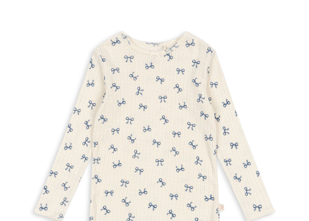 Konges Sløjd A/S Chemisiers - jersey bow bleu