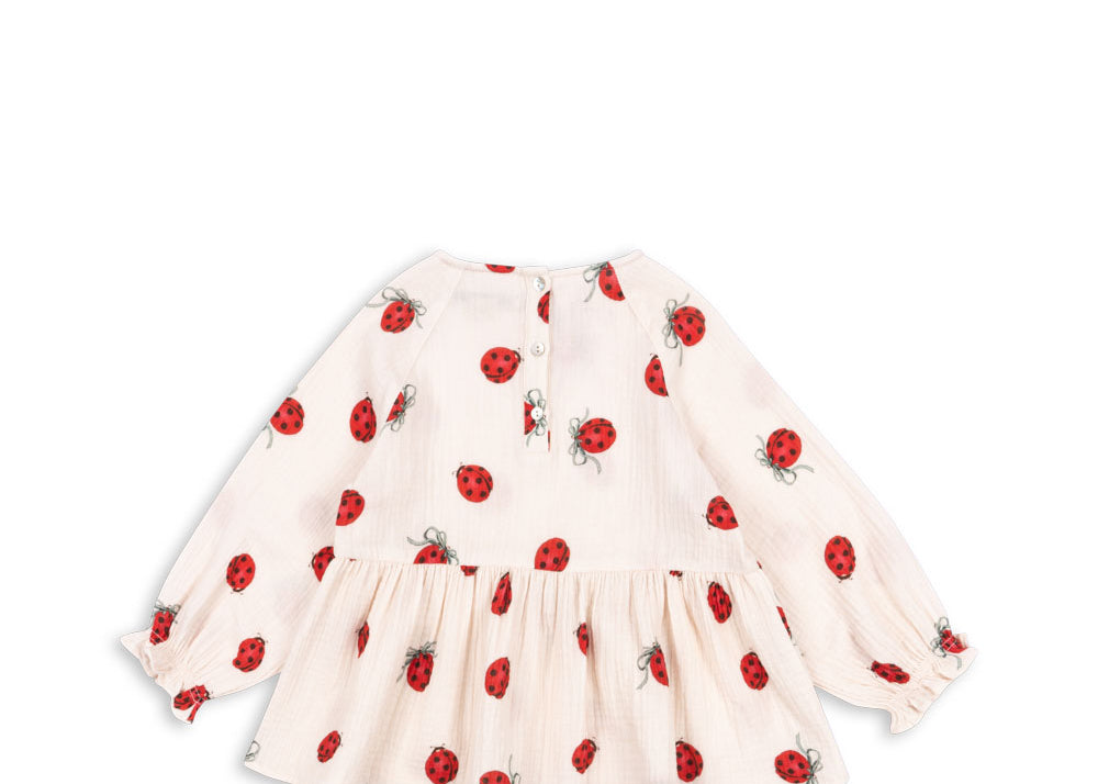 Konges Sløjd A/S WOVEN SHIRTS ladybug bow