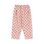 Konges Sløjd A/S Pantalon - Tissé amour rouge