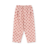 Konges Sløjd A/S Pantalon - Tissé amour rouge