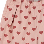 Konges Sløjd A/S Pantalon - Tissé amour rouge