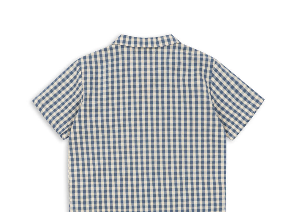 Konges Sløjd A/S Chemisiers à manches courtes - Tissé captains blue check