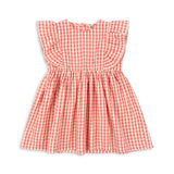Konges Sløjd A/S WOVEN DRESSES flamingo plume check