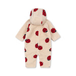 Konges Sløjd A/S Grenouillères avec capuche ladybug sand