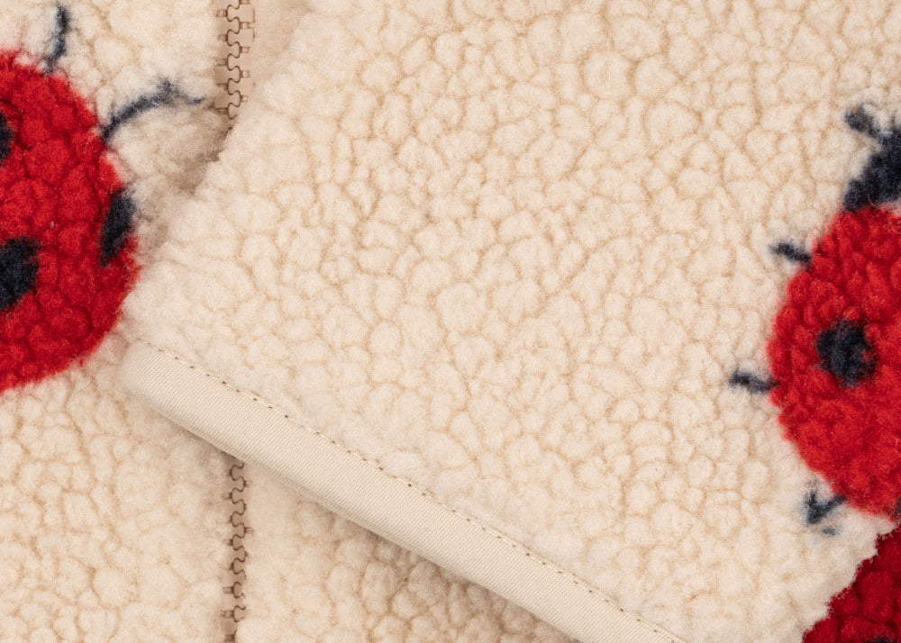 Konges Sløjd A/S Grenouillères avec capuche ladybug sand