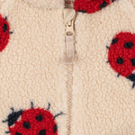 Konges Sløjd A/S Grenouillères avec capuche ladybug sand