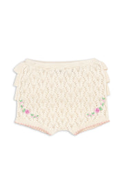 Konges Sløjd A/S Shorts et culottes bouffantes - Tricot cream off white