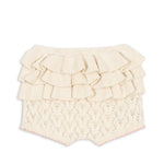Konges Sløjd A/S Shorts et culottes bouffantes - Tricot cream off white