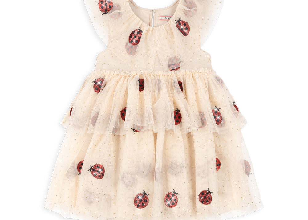 Konges Sløjd A/S WOVEN DRESSES ladybug glitter