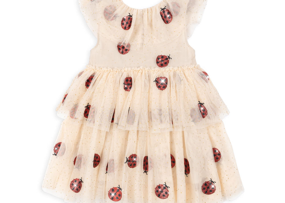 Konges Sløjd A/S WOVEN DRESSES ladybug glitter