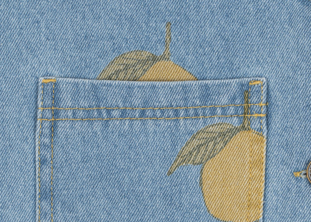 Konges Sløjd A/S Chemisiers - Tissé lemon denim