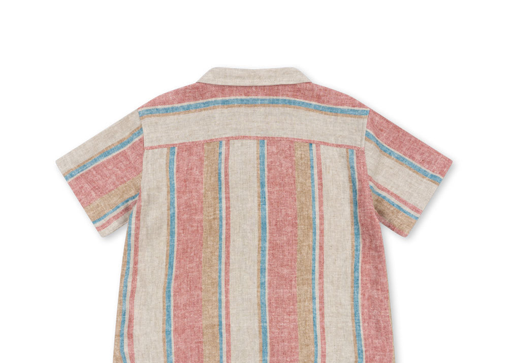 Konges Sløjd A/S Chemisiers à manches courtes - Tissé stan stripe